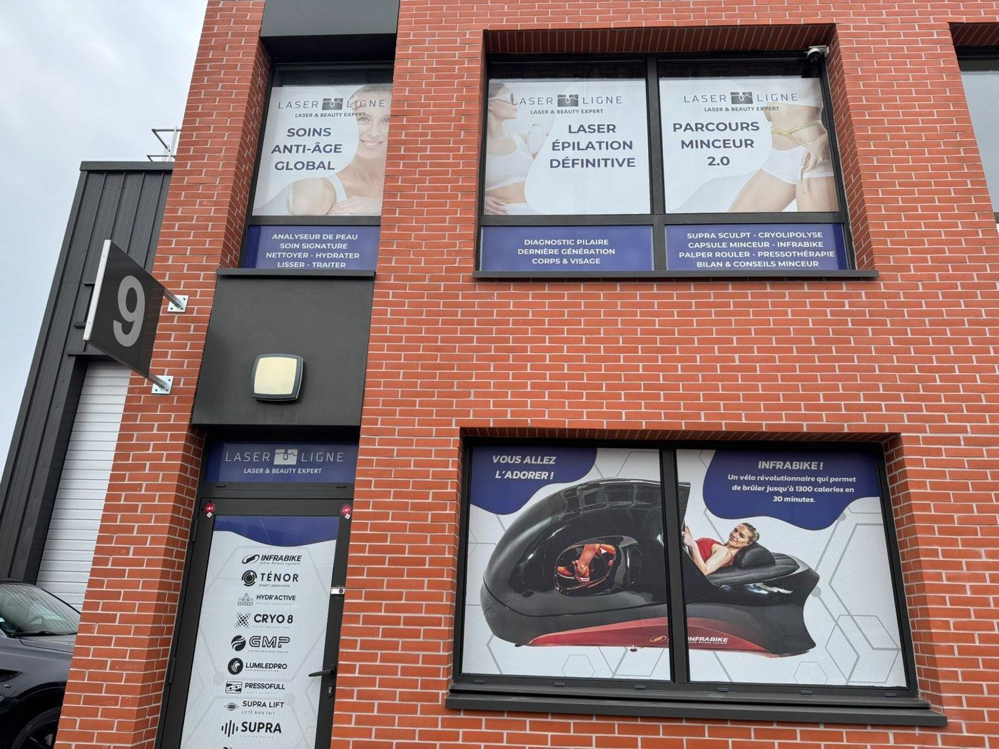 Façade centre Laser Ligne Groslay