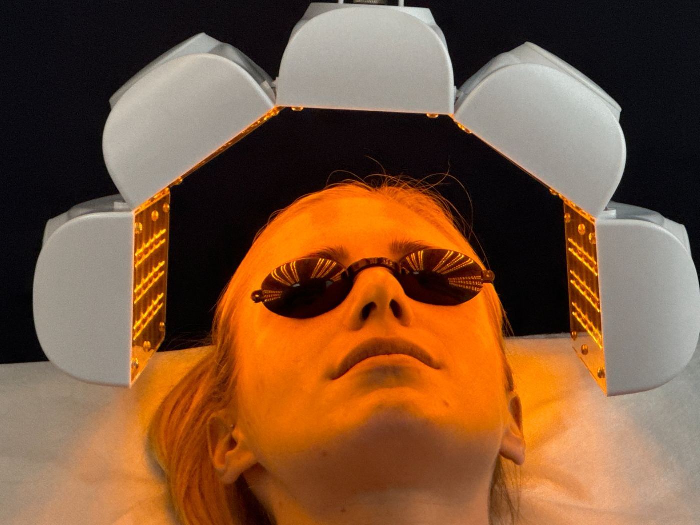 LED ambre photomodulation visage Laser Ligne