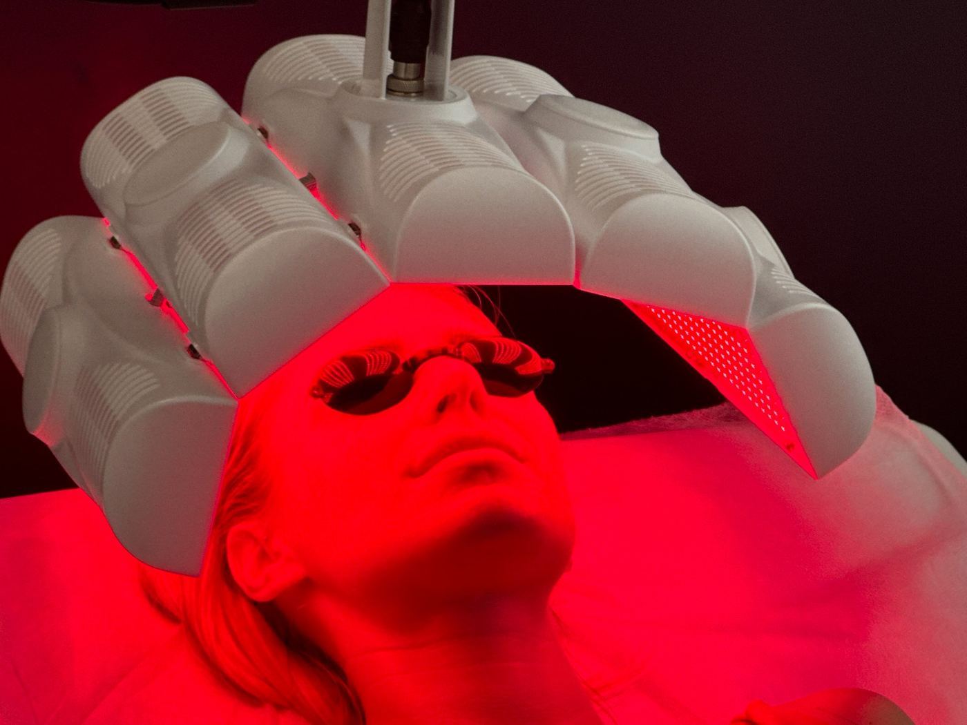 LED rouge photomodulation visage Laser Ligne Groslay